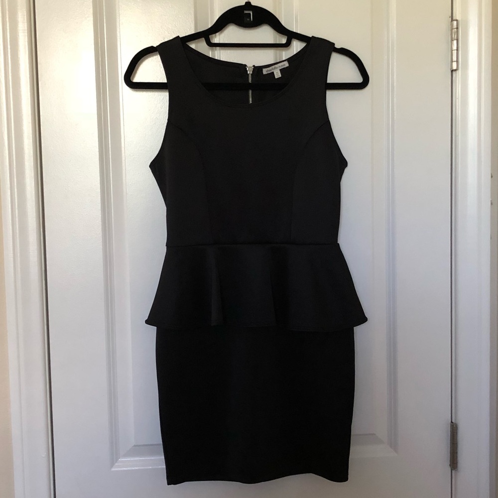 Charlotte Russe black peplum dress